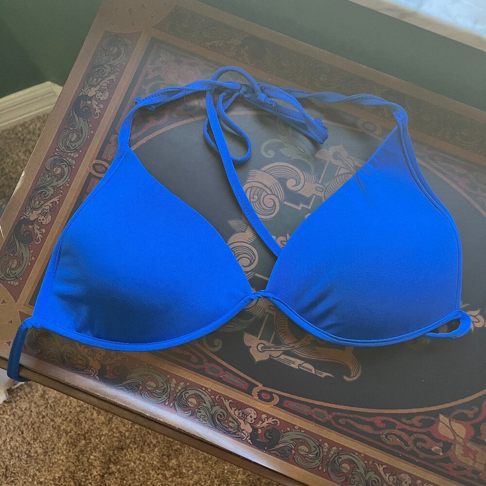 Pacific Blue XL Blue Bikini Top